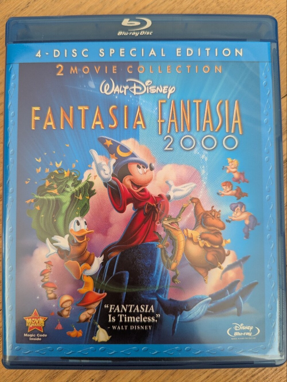Disney's Fantasia & Fantasia 2000 4-Disc Special Edition, 2 Movie Collection